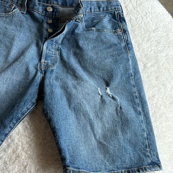 Levi's 501‎ XX Button fly Jean Shorts Y2K Retro 90’s size 34 - Picture 4 of 7